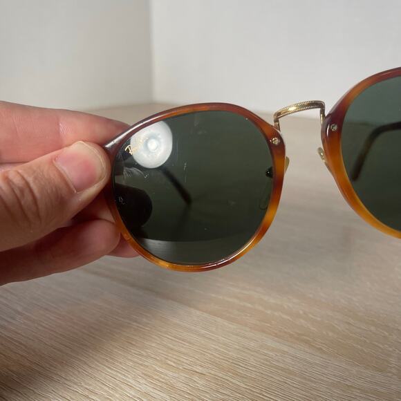 Vintage B&L Ray-Ban W1104 Traditional C Sunglasses Light Brown READ - Picture 13 of 15